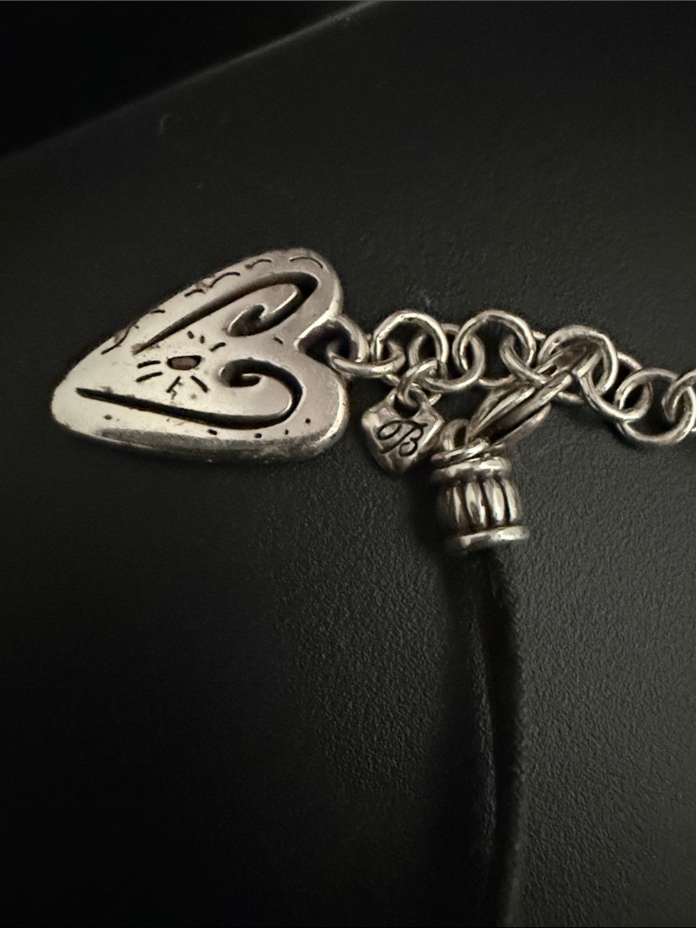 Brighton Silver-Tone Heart & Scroll Pendant Necklace - Picture 5 of 5